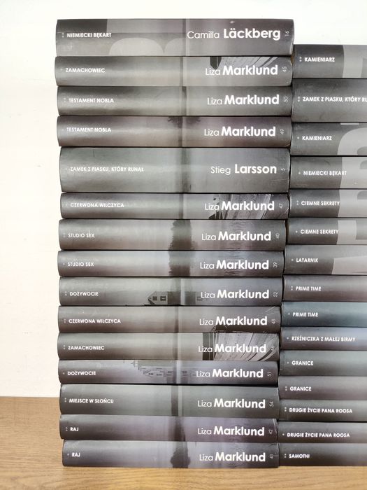 Czarna seria / Zestaw 46 książek / Marklund / Nesser / Lackberg