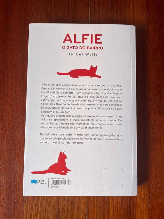 Livro "Alfie - o gato do bairro" (Rachel Wells) - como novo!