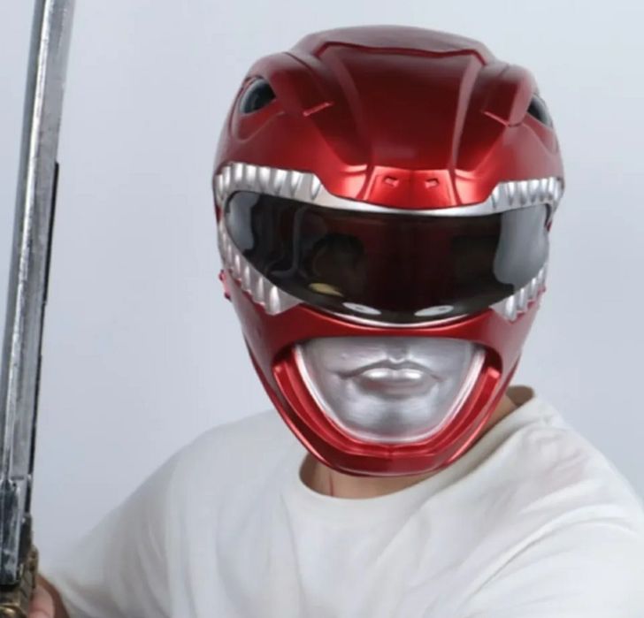 Capacete Power Rangers Mighty Morphin Premium
