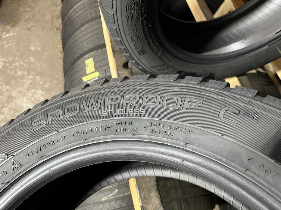 GS835 Зимові шини 215/60r17c Nokian SnowProof C пара резина р17с