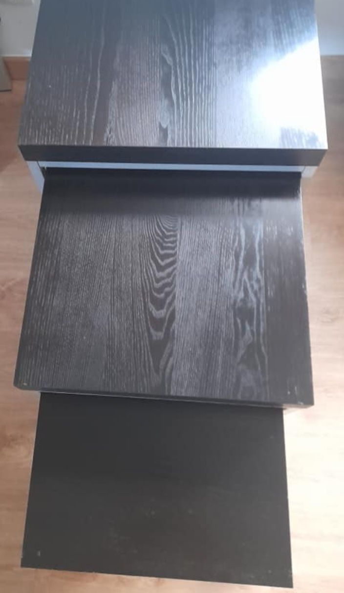 Conjunto 3 mesas ikea