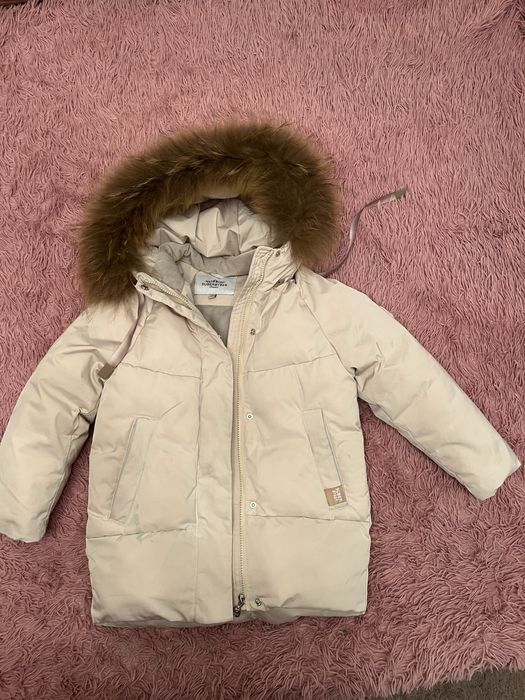 Зимовий натуральний пуховик