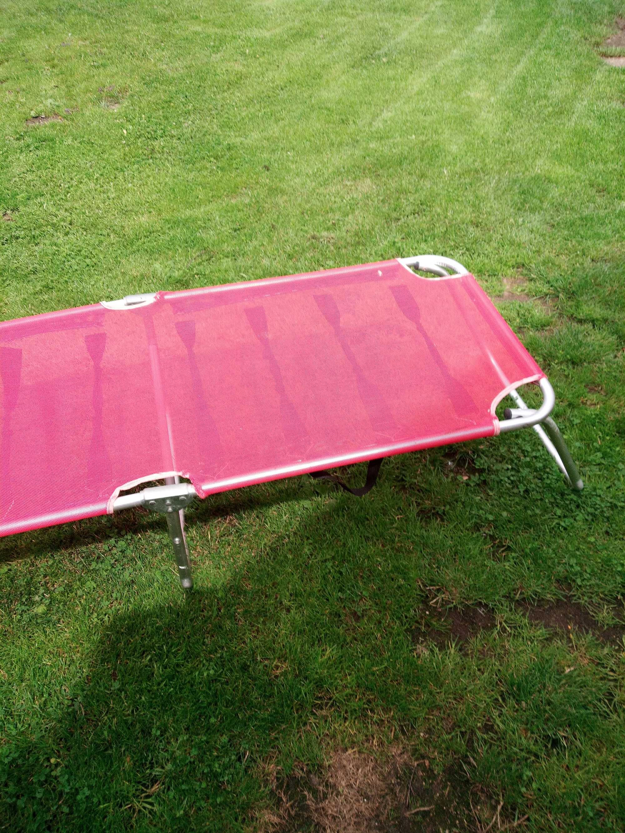 Leżak ogrodowy aluminiowy