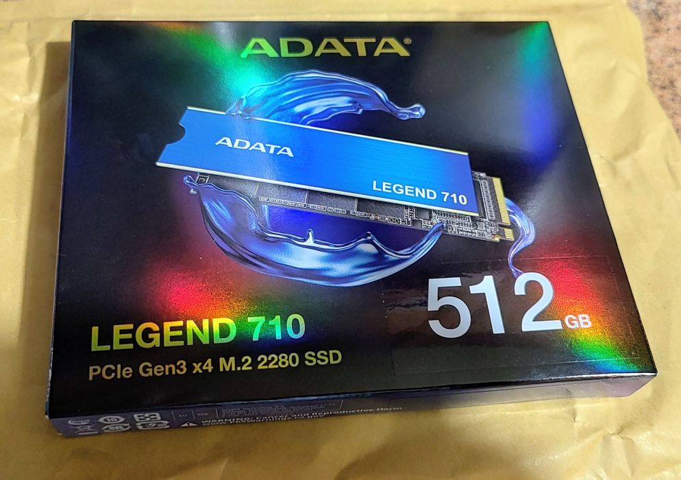 Nowy dysk SSD ADATA Legend 710 512GB PCIe 3x4 NVMe M.2 2.4/1.8 GB/s