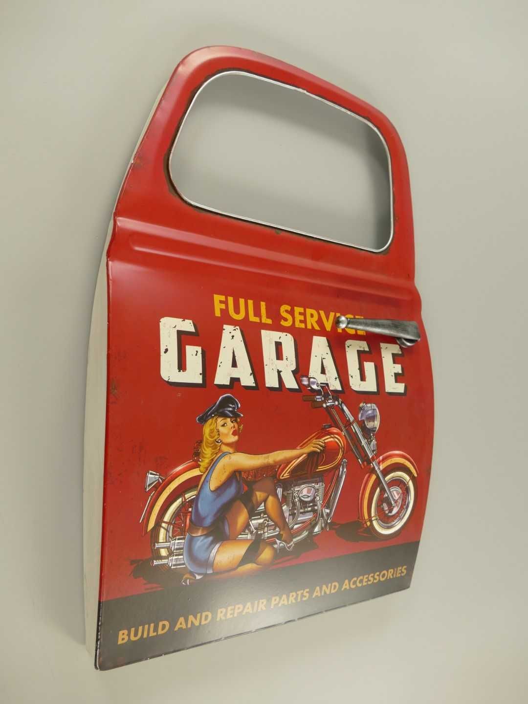 Drzwi metalowe stary samochód warsztat sklep  rekwizyt garage 2