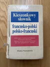 Kieszonkowy słownik francusko-polski i polsko-francuski