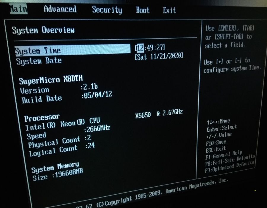 Сервер Supermicro 2U 2x X5650 196Gb RAM(max) 12x 3.5" 2x800W