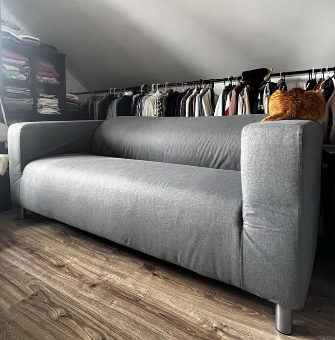 Ikea KLIPPAN sofa 2-osobowa szara REZERWACJA!!