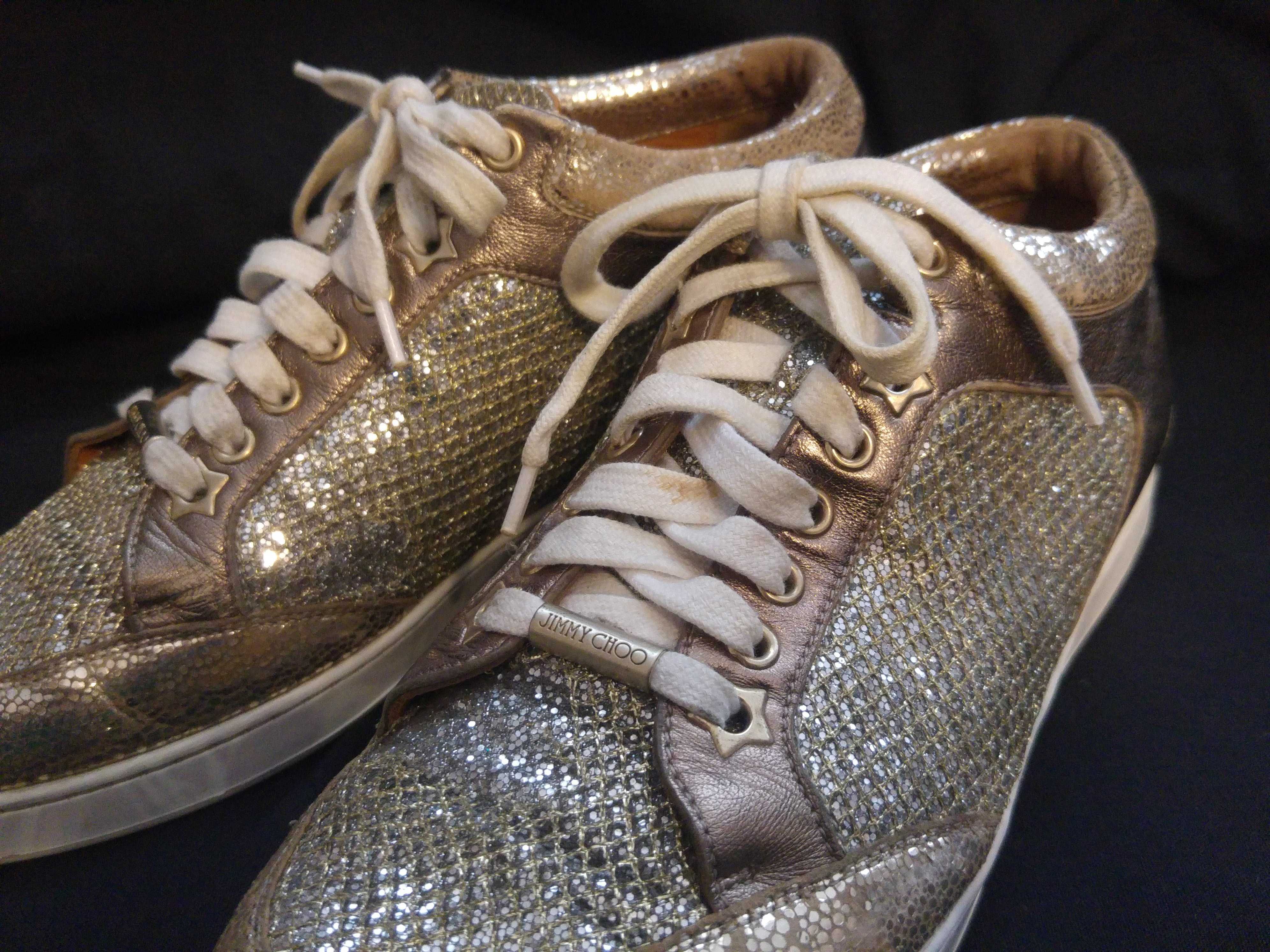 Buty sportowe skórzane damskie Jimmy Choo - OKAZJA
