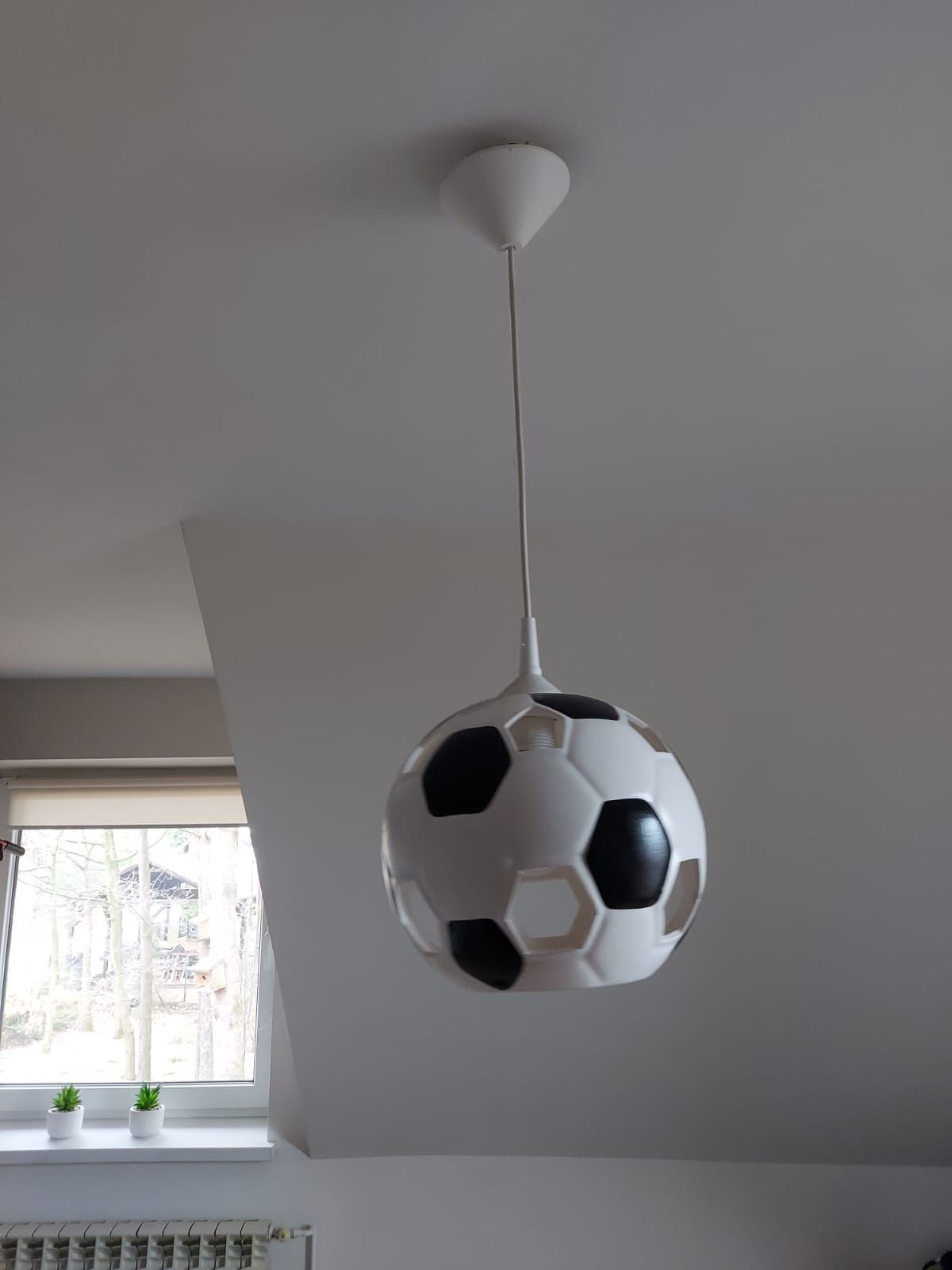 Lampa wisząca piłka nożna