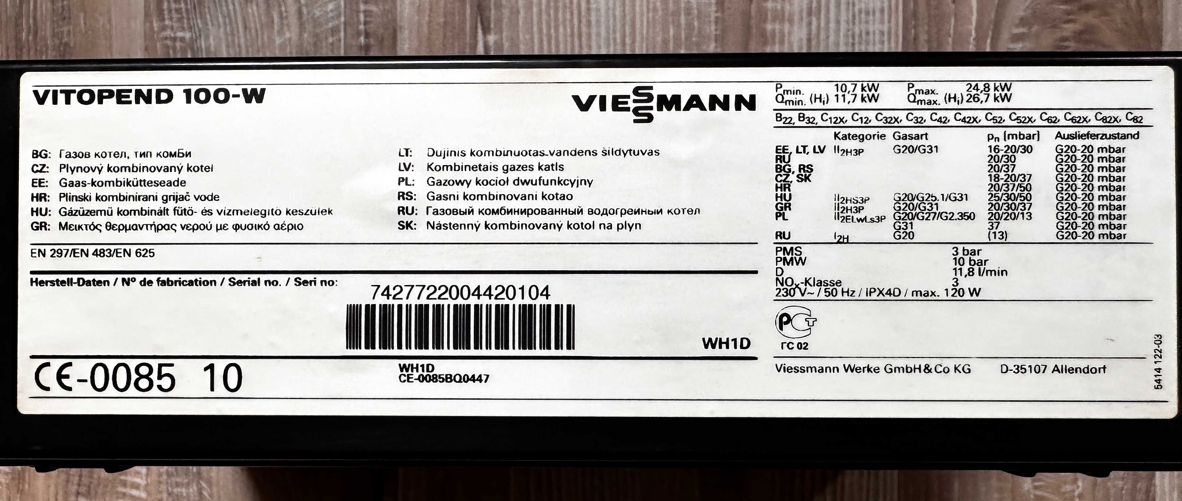 Sterownik-elektronika pieca Vitopend 100