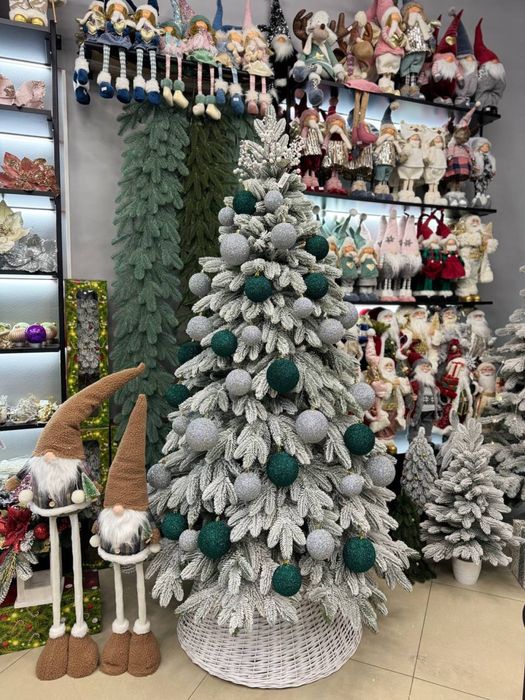 ‼️Розпродаж‼️ ОПТ/ ДРОП Преміальні Ялинки Ялинка Штучна Лита Засніжена