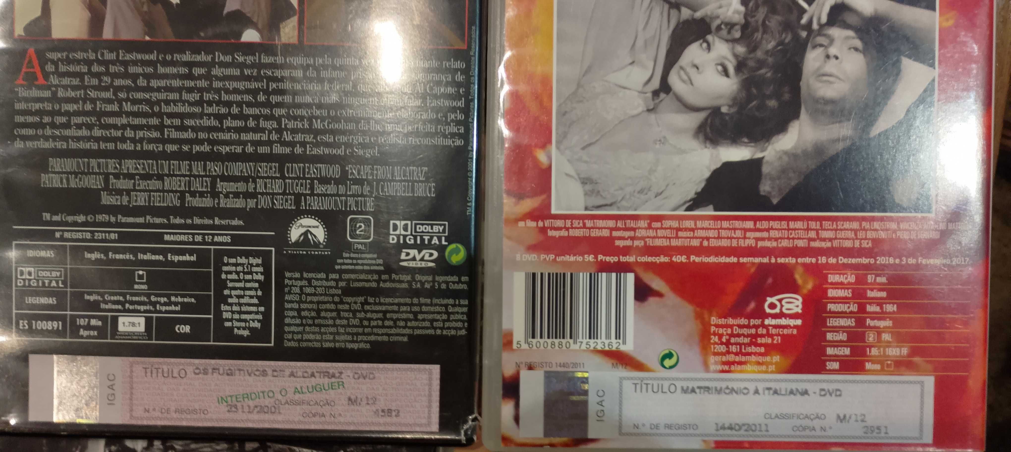 DVD Sophia Loren, O Artista, Almodóvar, Clint Eastwood etc