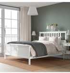 Cama casal IKEA HEMNES com mesinhas de cabeceira