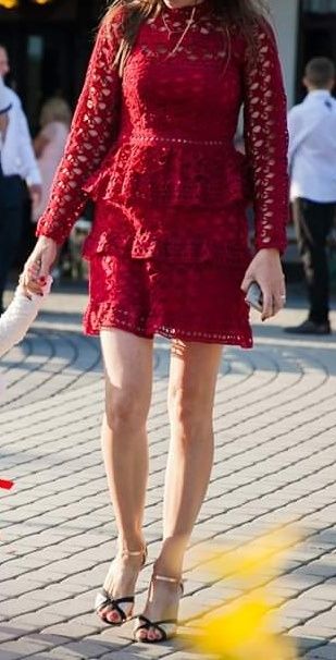 Sukienka gipura czerwień