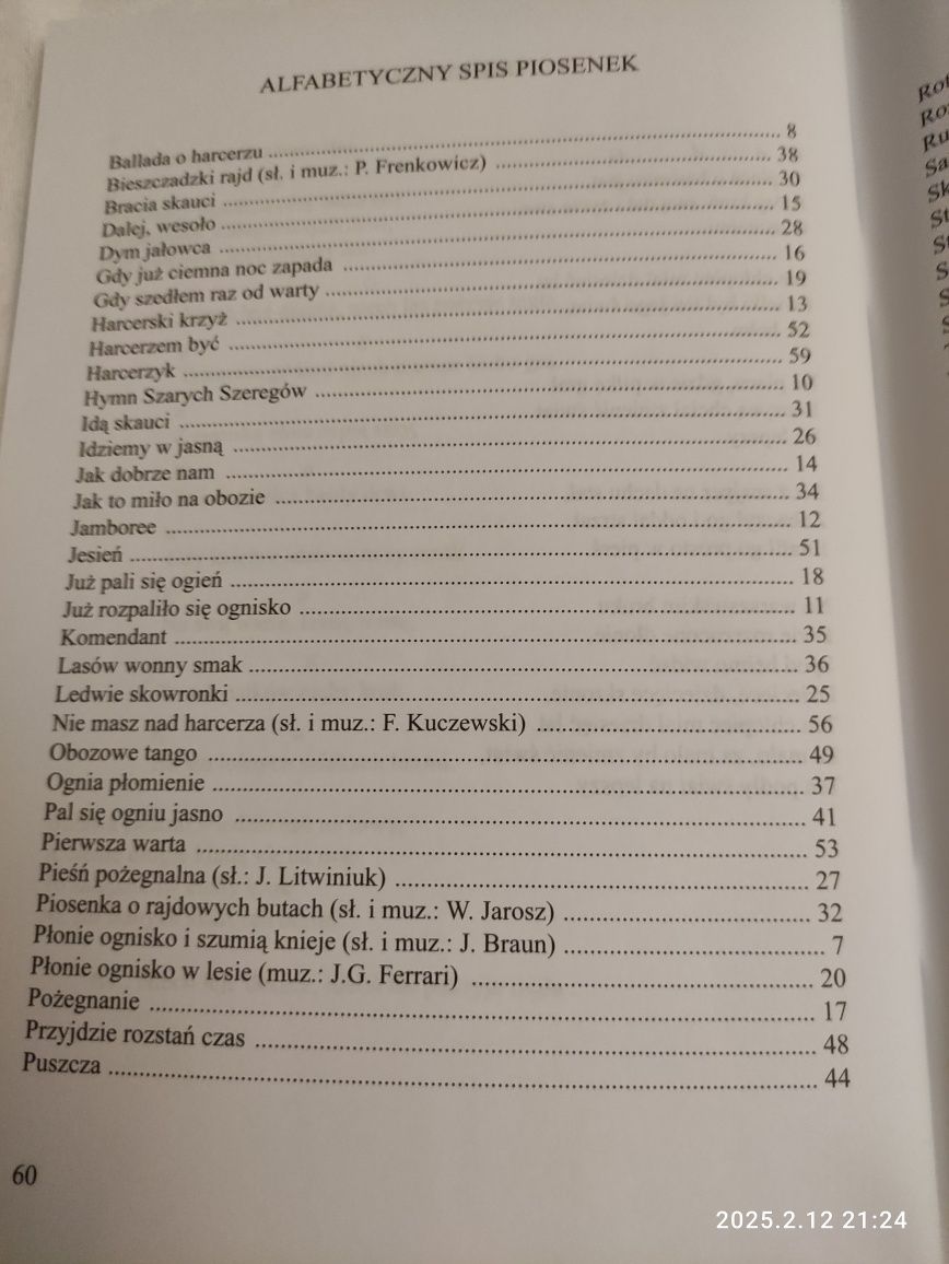 Piosenki harcerskie na gitarę i klawisze Nowa