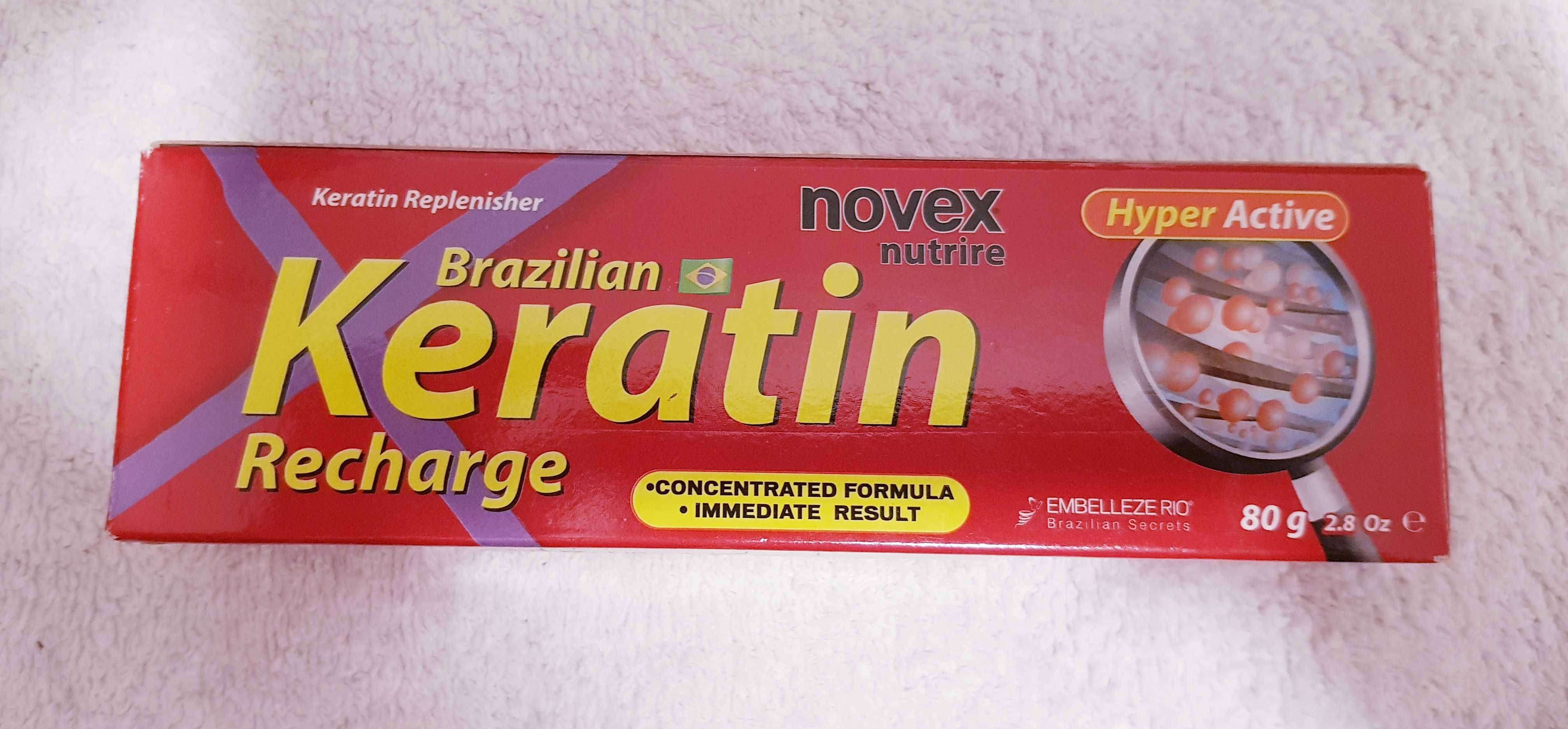 Novex Brazilian Recharge Keratin Brazylijska Keratyna 80g