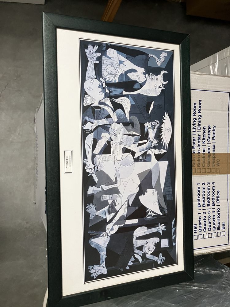 Gravura Picasso Guernica 60x30