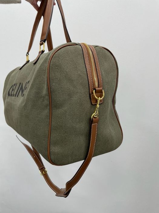 Сумка дорожня жіноча чоловіча Celine Large Voyage Bag in Textile