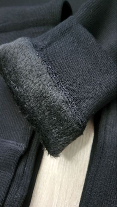 Безшовні лосини в рубчик на хутрі