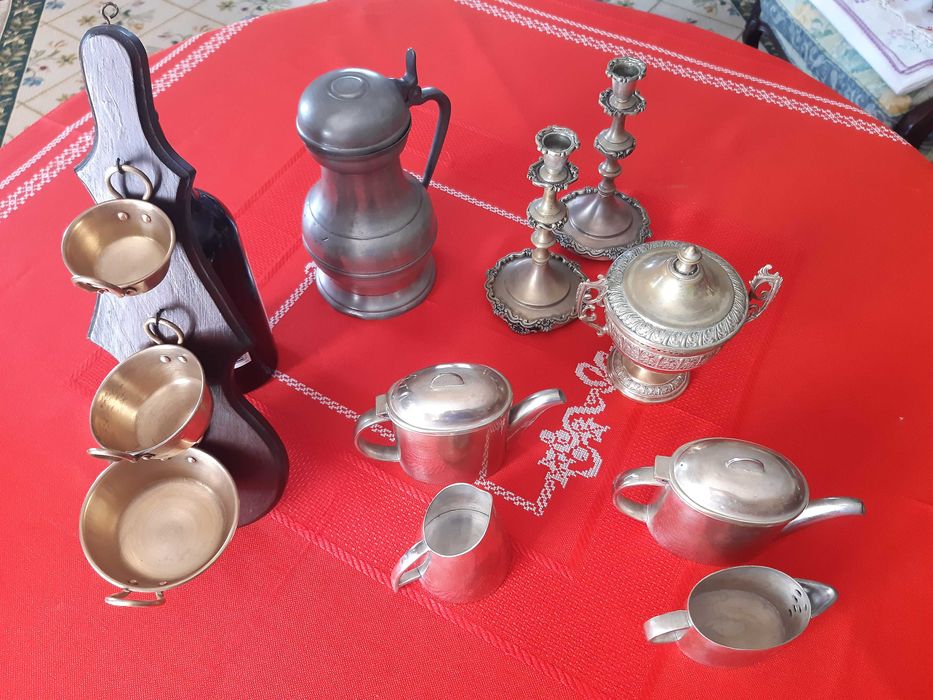 Caixa VISTAL Louça Casquinha  Inglesa Pratos Olaria Alentejo - Corval