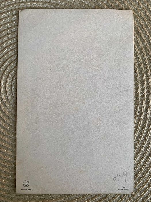 Postais religiosos e de Natal antigos vintage dos anos 70 / 80