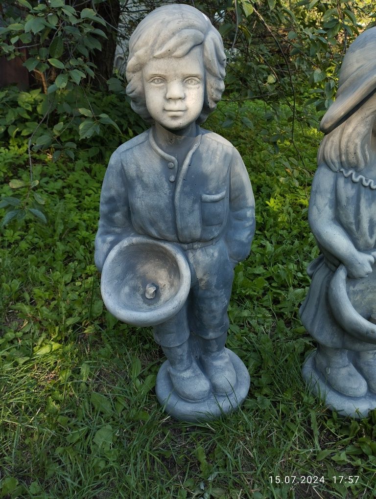 Figurka Ogrodowa Betonowa Kwietnik Donica Taras Doniczka Ogród Działka
