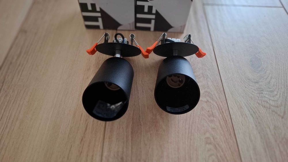 Nowodvorski oprawa wpuszczana tuba ruchomy reflektor 2 szt czarna Nowe