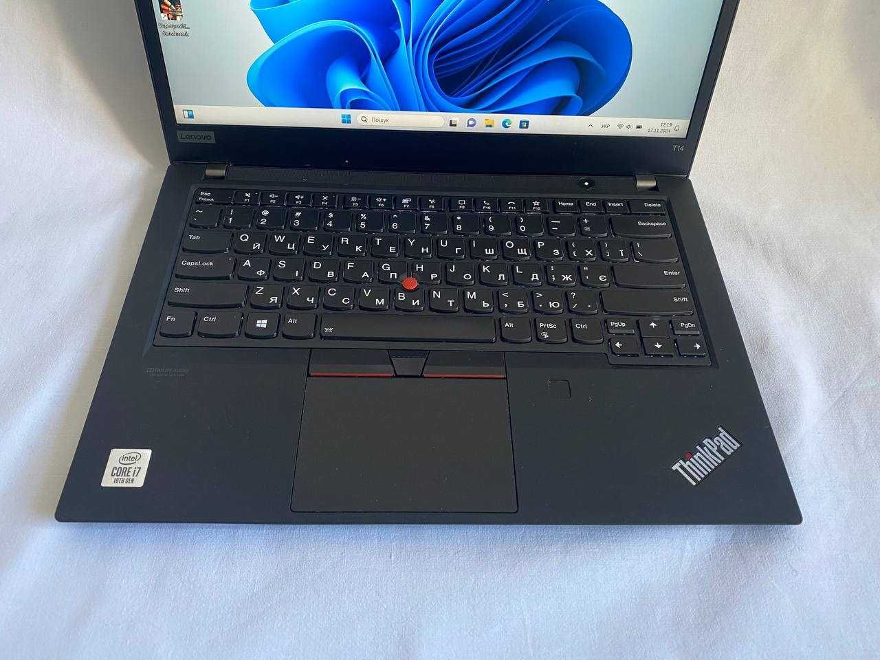 Ноутбук Lenovo ThinkPad T14 Gen 1 (i7-10510U / 16GB / SSD 256GB)