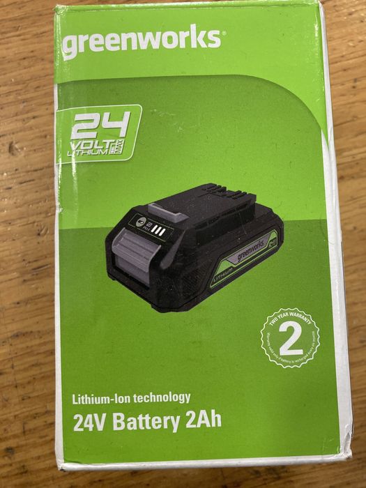Bateria Greenworks 24V 2Ah G24B2 - Novo