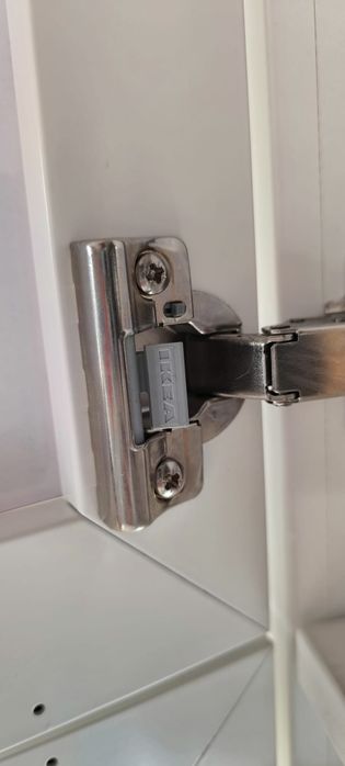 Witryna biała Besta Ikea Glassvik 1 sztuka, lewa