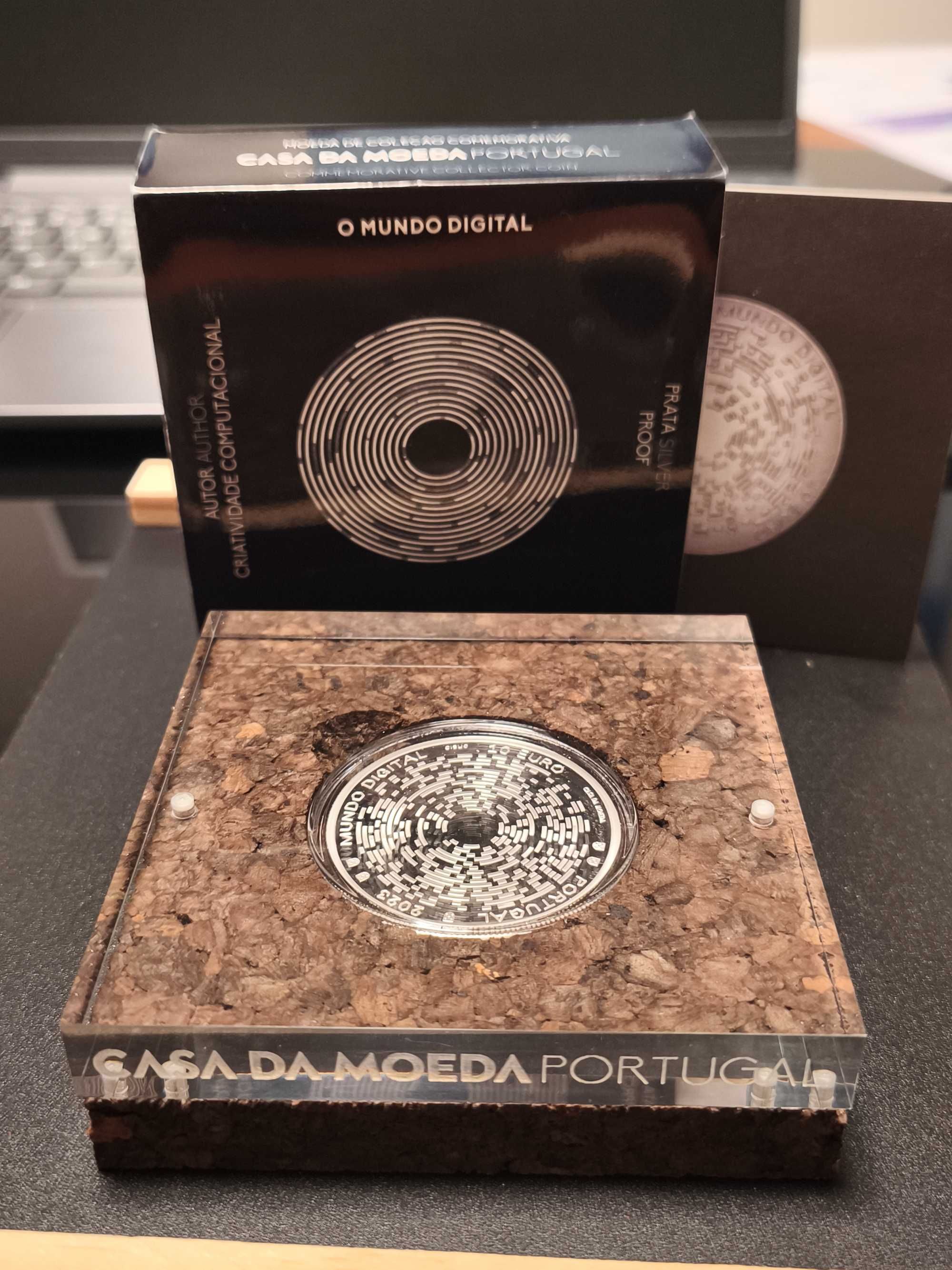 lote 5 moedas 10€ (prata proof] com oferta