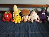 Peluches figurias Frutos e legumes Lidl