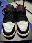 Buty sportowe Air Jordan 1 LOW Black/Fire Red/White