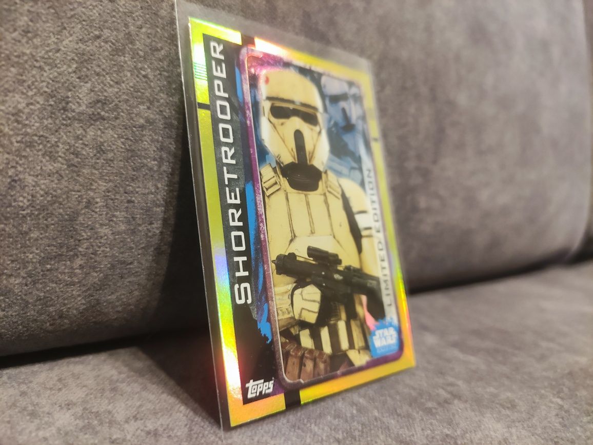 Star Wars Topps Shoretrooper - karta holo