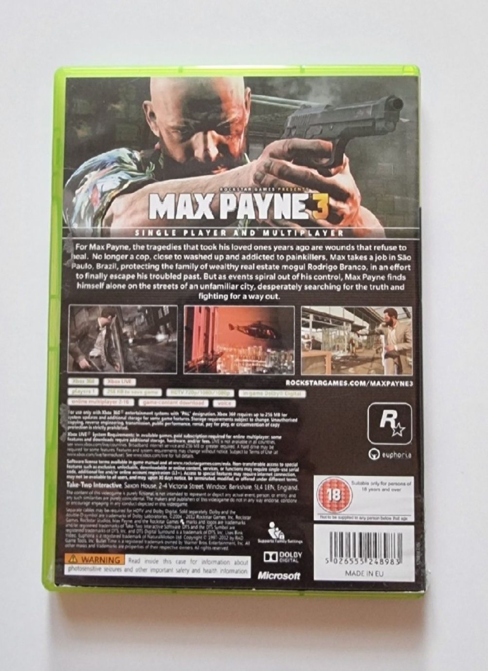 Max Payne 3 xbox 360