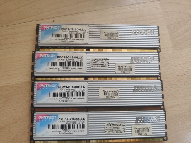 Pamięć ram DDR 3 1600 (2x2)
