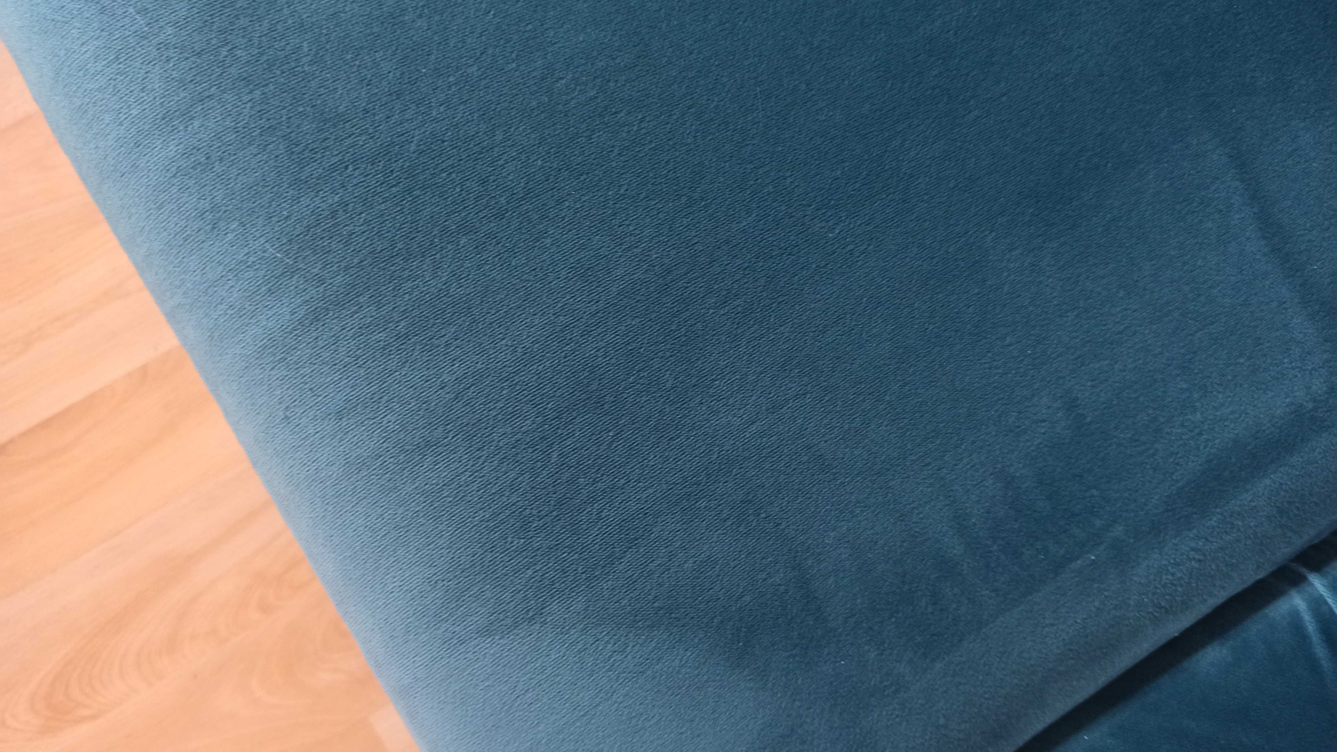 Aksamitne turkusowe pokrowce na sofę żenarożnik REZERWACJA