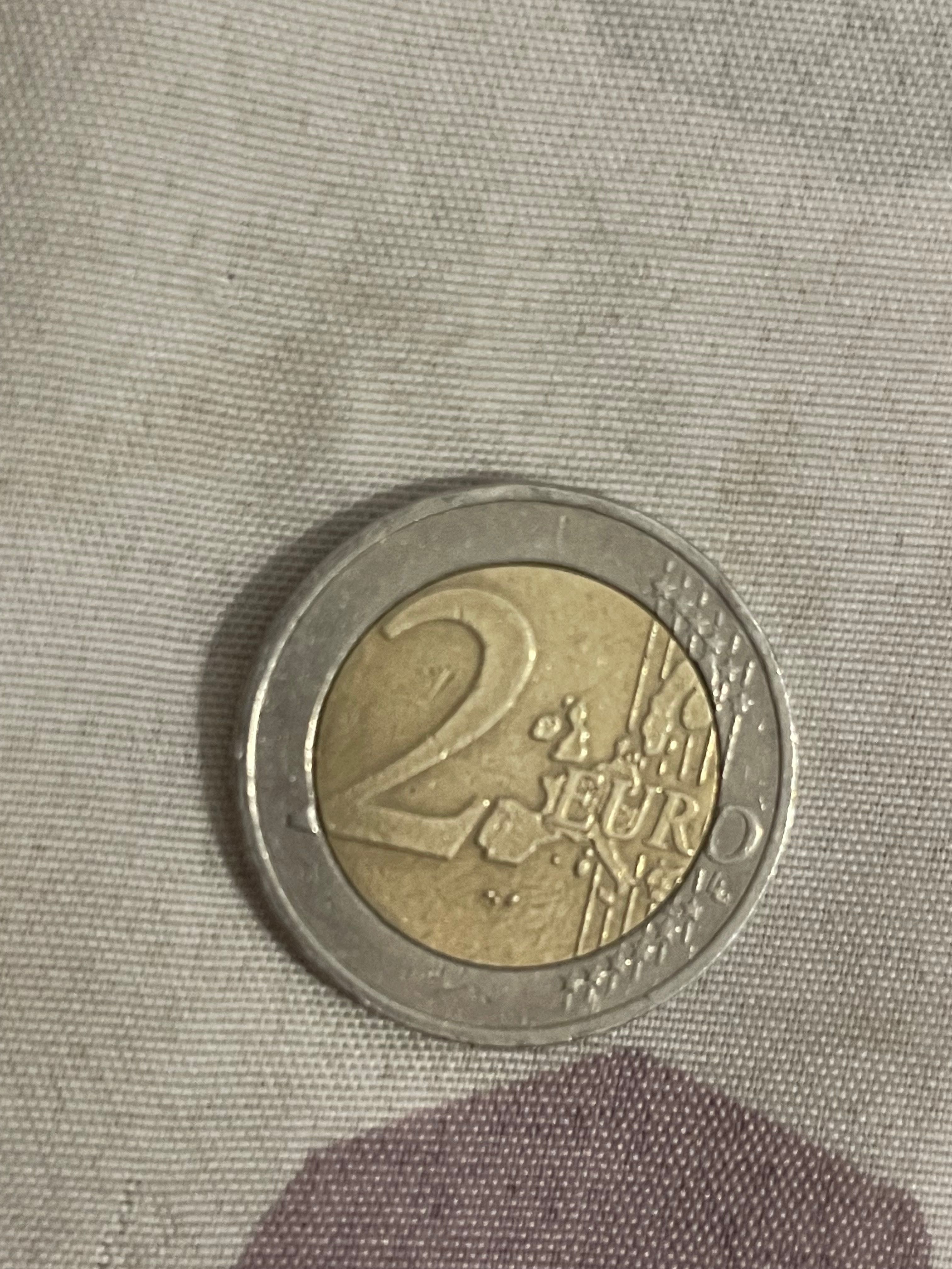 Moeda de 2€ rara Holanda 2001