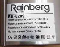 Запчасть Мультиварка Rainberg RB-6209 1800 Вт 6л