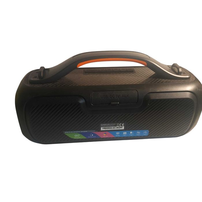 Głośnik przenośny RGB IPX5 Bluetooth Manta SPK216