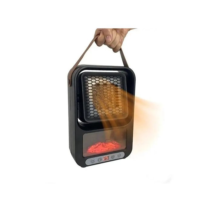 Aquecedor Ajustável Efeito Lareira c/ Comando