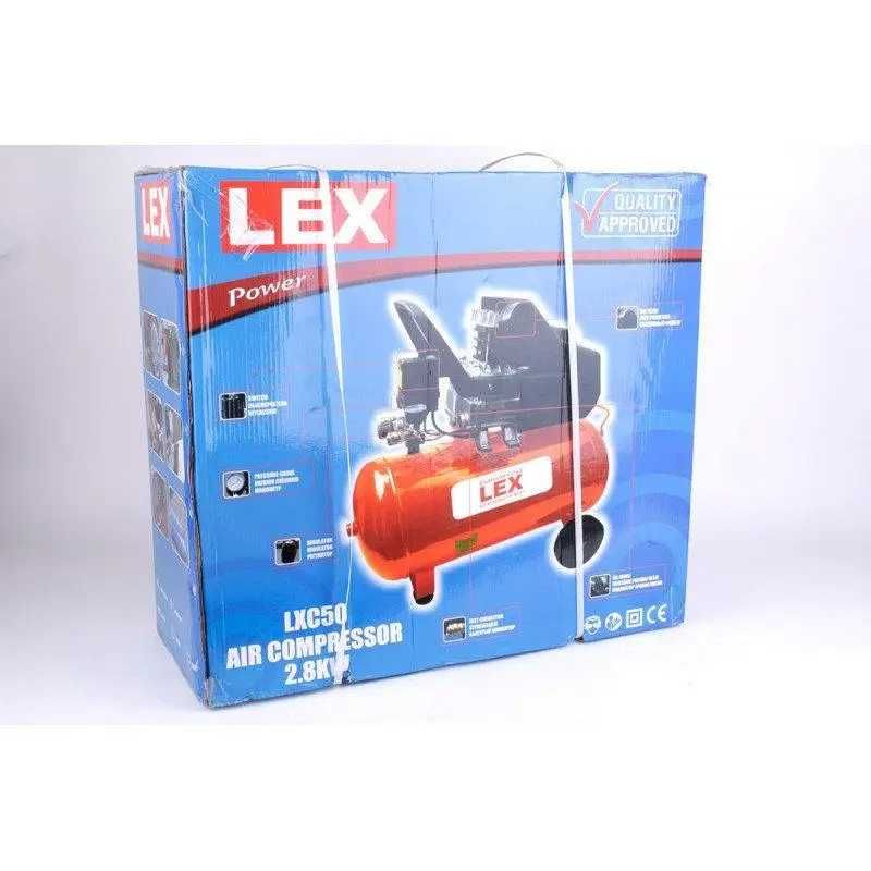 • Компресор LEX LXC50 : 240 л/хв | 50 літрів | 2800 Вт + ПОДАРУНОК •