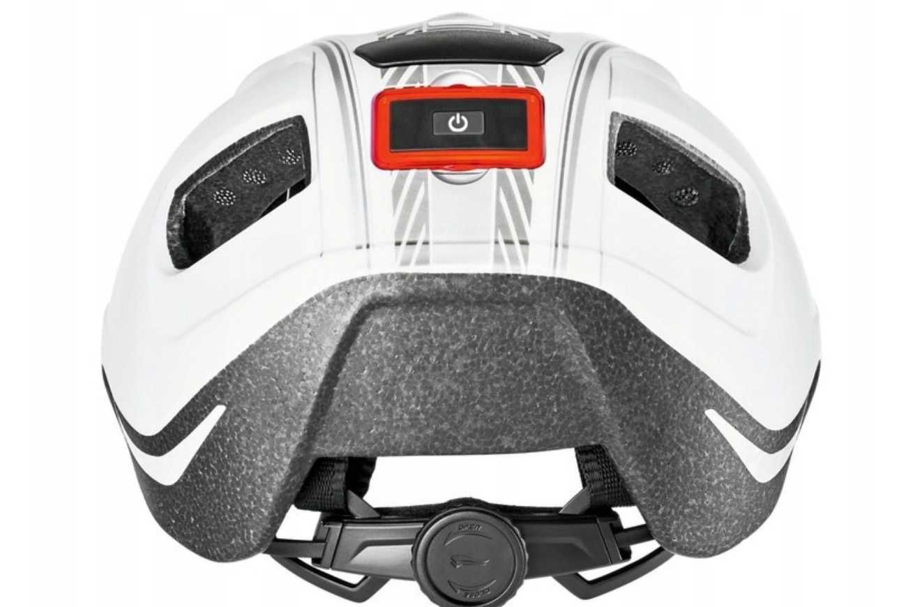 CRIVIT Kask rowerowy L XL BIAŁY