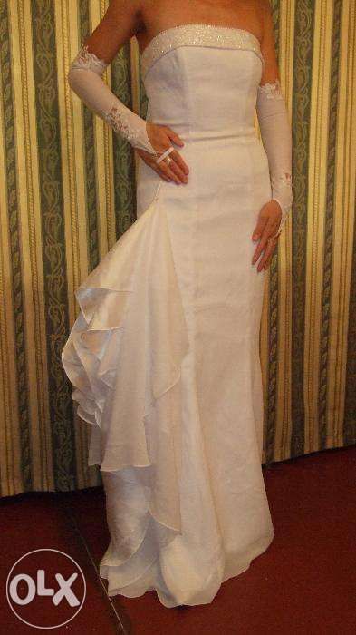 Свадебное платье 46 р-р, весільна сукня на струнку жінку
