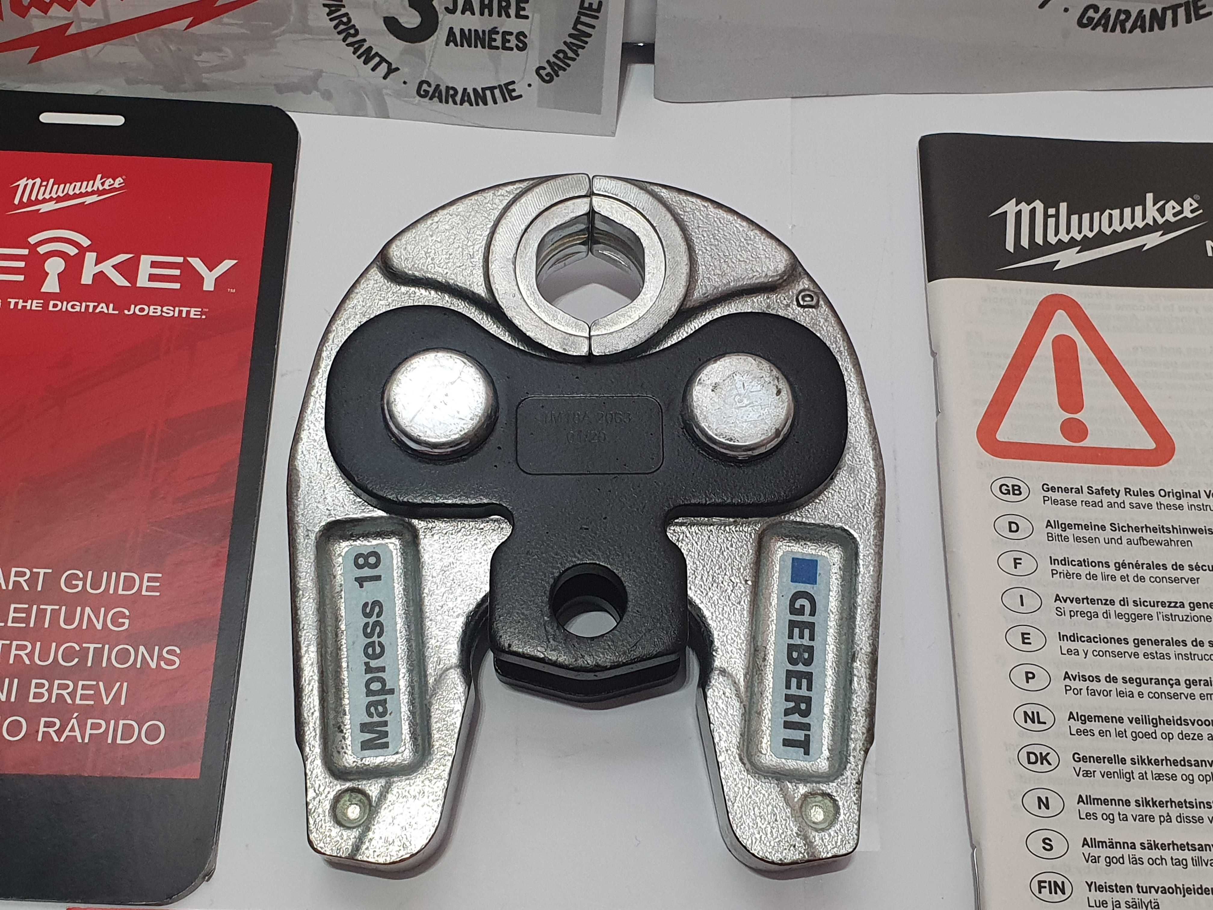Cęgi zacisk Milwaukee Mini M18 do zaciskarki Geberit Hilti Novopress