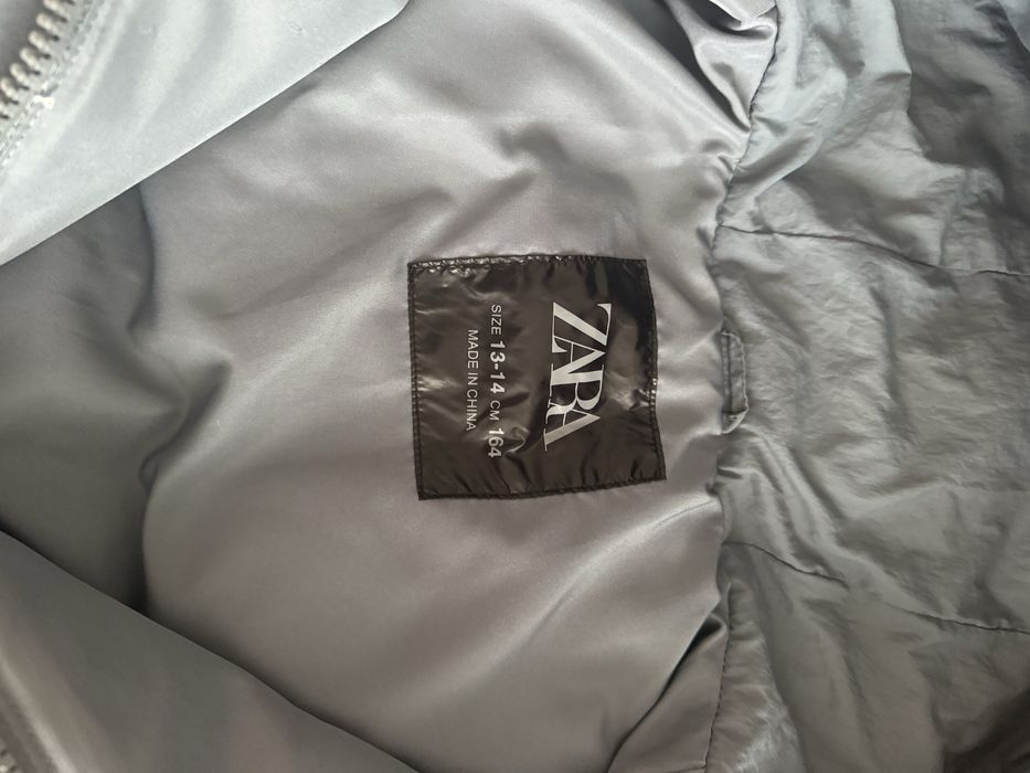 Пуховик Zara натуральний пух-перо 10-13 років