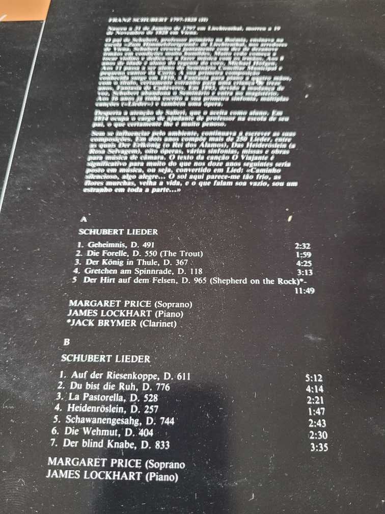 Franz Schubert - Vinil três discos