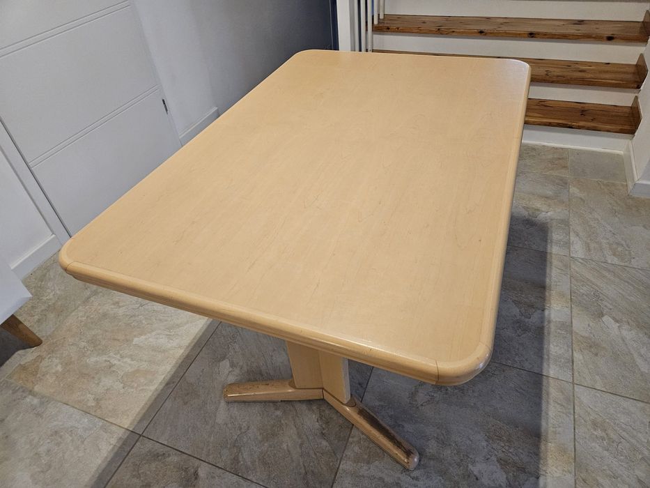 Stół rozkładany 80x120 - 200 dwa wusuwane blaty boczne