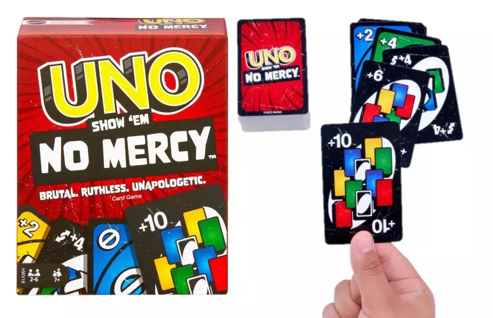 Mattel. HWV18 Uno No Mercy. Bez Litości. Mattel